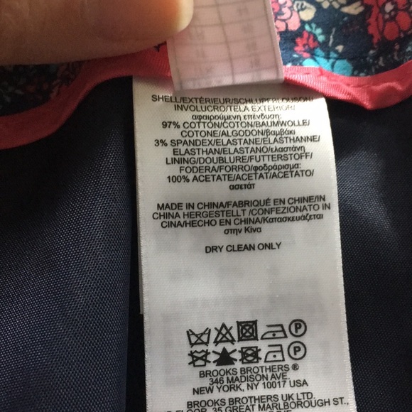 346 Brooks Brothers Floral Midi Skirt, 12 - Picture 9 of 9